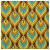 stilvolles 70er Retro Mod-Gewebe Stoff (Muster)