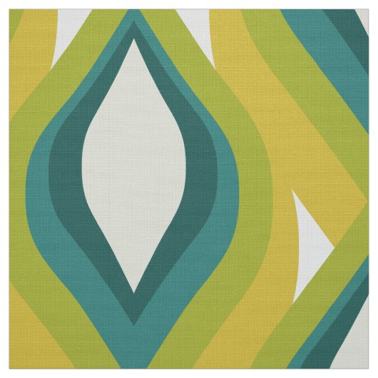 stilvolles 70er Retro Mod-Gewebe Stoff (Muster)