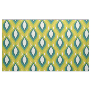 stilvolles 70er Retro Mod-Gewebe Stoff