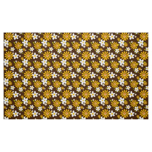 stilvolles 70er Retro Mod-Gewebe Stoff (Fat Quarter (45,7 x 55,9 cm))