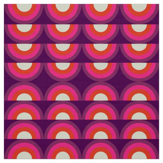 stilvolles 70er Retro Mod-Gewebe Stoff (Muster)