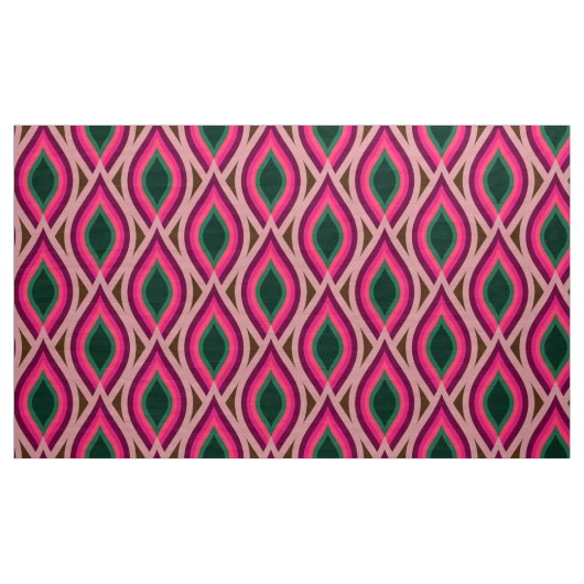 stilvolles 70er Retro Mod-Gewebe Stoff (Yard (91,4 cm))