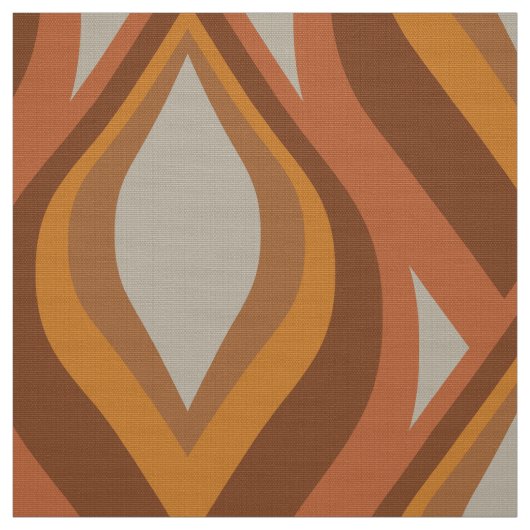 stilvolles 70er Retro Mod-Gewebe Stoff (Muster)