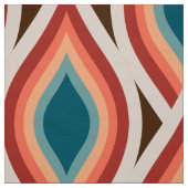 stilvolles 70er Retro Mod-Gewebe Stoff (Muster)