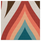 stilvolles 70er Retro Mod-Gewebe Stoff (Nahaufnahme)