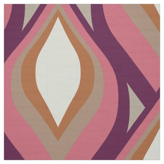 stilvolles 70er Retro Mod-Gewebe Stoff (Muster)