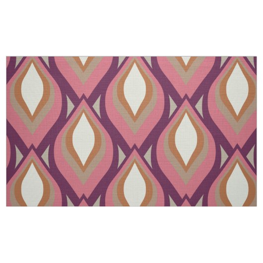 stilvolles 70er Retro Mod-Gewebe Stoff (Fat Quarter (45,7 x 55,9 cm))