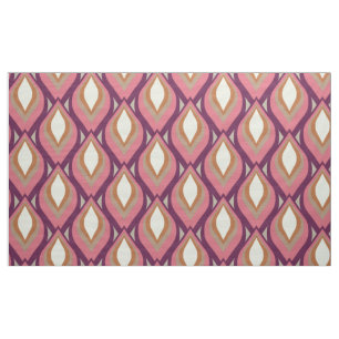 stilvolles 70er Retro Mod-Gewebe Stoff