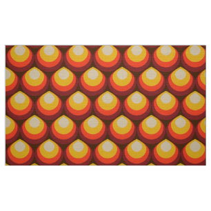 stilvolles 70er Retro Mod-Gewebe Stoff