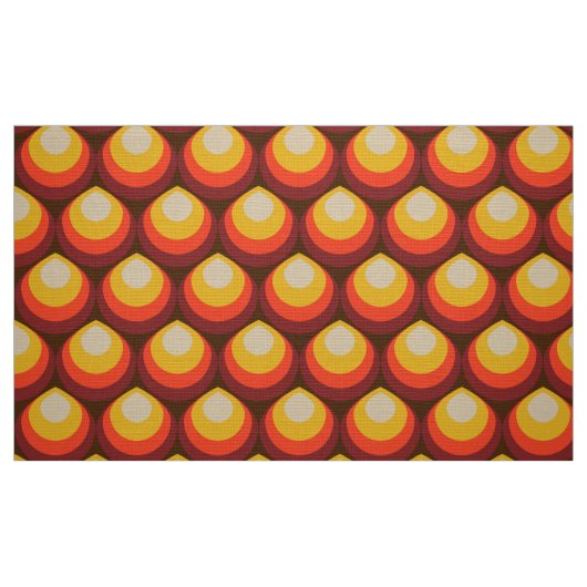 stilvolles 70er Retro Mod-Gewebe Stoff (Fat Quarter (45,7 x 55,9 cm))