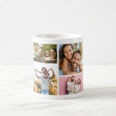 Stilvolles 8-Foto-Collage-Andenken Kaffeetasse (Mittel)
