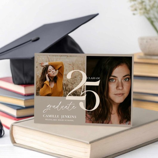 Stilvolles Abschluss Class 2025 Party Einladung