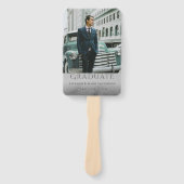 Stilvolles Abschluss Foto Fächer (Vorderseite)