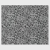 stilvolles, abstraktes, modernes Verpackungspapier Geschenkpapier (Flach)