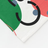 Stilvolles abstraktes Muster Paris bunt Fleecedecke (Ecke)