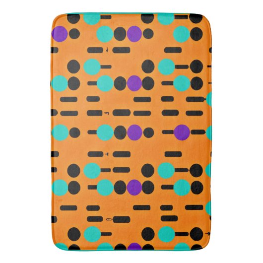 Stilvolles Abstraktes Musterdesign Badematte (Vorderseite Vertikal)