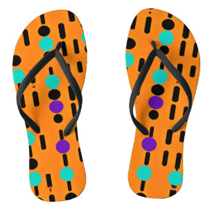 Stilvolles abstraktes Musterdesign Badesandalen