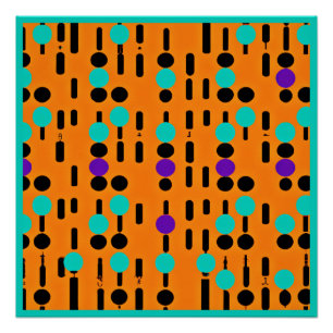 Stilvolles Abstraktes Musterdesign Poster