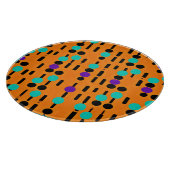 Stilvolles Abstraktes Musterdesign Schneidebrett (Ecke)