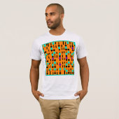 Stilvolles Abstraktes Musterdesign T-Shirt (Vorne ganz)