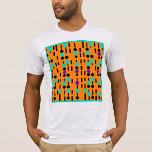 Stilvolles Abstraktes Musterdesign T-Shirt