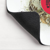 Stilvolles Albanien Mousepad (Ecke)