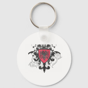 Stilvolles Albanien Schlüsselanhänger