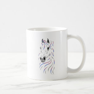 Stilvolles Arabisches Pferd Kaffeetasse