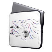 Stilvolles Arabisches Pferd Laptopschutzhülle (Vorderseite Links)