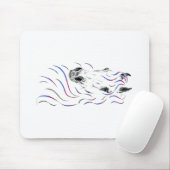 Stilvolles Arabisches Pferd Mousepad (Mit Mouse)