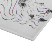 Stilvolles Arabisches Pferd Schneidebrett (Ecke)