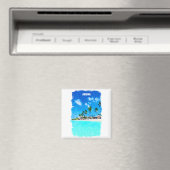 Stilvolles Aruba Caribbean Beach Paradise Magnet (In Situ (Geschirrspüler))