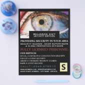 Stilvolles Augenbild, Personalwerbung Flyer (Einzeln)