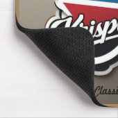 "Stilvolles Barber-Shop-Logo" Mousepad (Ecke)
