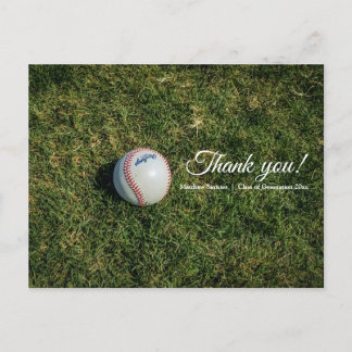 Stilvolles Baseball Simple Sporty Danke Postcard Postkarte