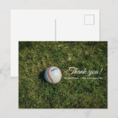 Stilvolles Baseball Simple Sporty Danke Postcard Postkarte (Vorne/Hinten)