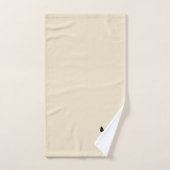 Stilvolles Beige-Baby Badhandtuch Set (Handtuch)