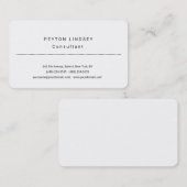 Stilvolles Berufliches Design Visitenkarte (Vorne/Hinten)