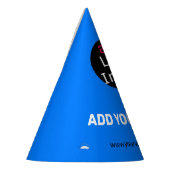 Stilvolles Berufliches Funny Custom Business Blue Partyhütchen (Links)