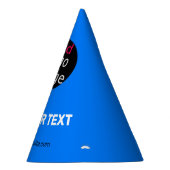 Stilvolles Berufliches Funny Custom Business Blue Partyhütchen (Rechts)