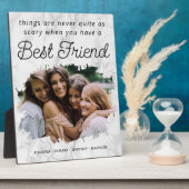 Stilvolles Best Friend BESTE FREUNDIN Foto Fotoplatte (Seite)