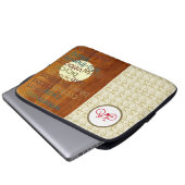 Stilvolles Biking Laptopschutzhülle (Vorne Knopf)