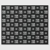 Stilvolles Bild-, Design- oder Geschäftslogo-Muste Geschenkpapier (Flach)