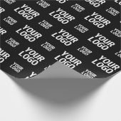 Stilvolles Bild-, Design- oder Geschäftslogo-Muste Geschenkpapier (Ecke)