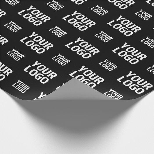 Stilvolles Bild-, Design- oder Geschäftslogo-Muste Geschenkpapier (Ecke)