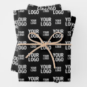 Stilvolles Bild-, Design- oder Geschäftslogo-Muste Geschenkpapier Set (Beispiel)