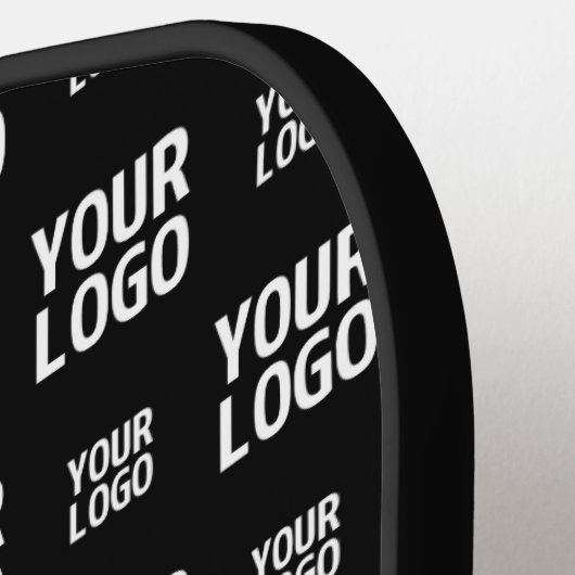 Stilvolles Bild-, Design- oder Geschäftslogo-Muste Pickleball Schläger (Linke Seite)