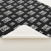 Stilvolles Bild-, Design- oder Geschäftslogo-Muste Sherpadecke (3/4)