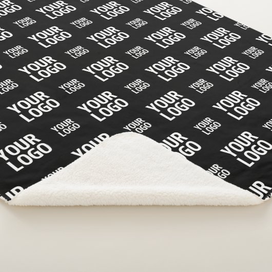 Stilvolles Bild-, Design- oder Geschäftslogo-Muste Sherpadecke (3/4)