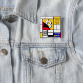 Stilvolles Bitcoin - Btc crypto Button (Beispiel)